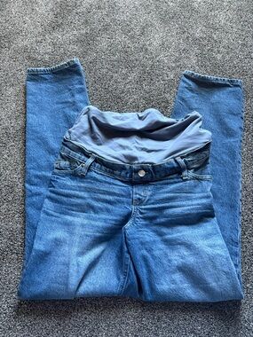 H&M Maternity Blue Denim Jeans with Stretch Waistband